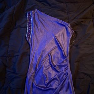 One shoulder mini dress